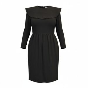 Stunning vintage Sonia Rykiel Paris black crepe dress (late 70s/early 80s)
